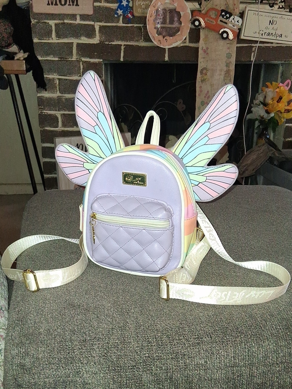 Betsey Johnson Fairy Wing Mini Backpack